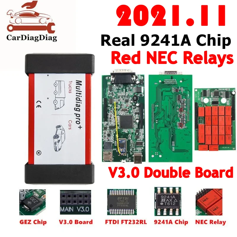  Ƽ Multidiag Pro TCS V3.0  NEC , 9241A Ĩ VD150  VCI TCS OBD2 ڵ Ʈ  ĳ